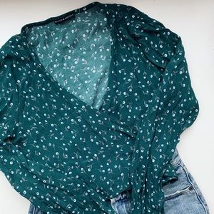 Brandy Melville Wrap Top